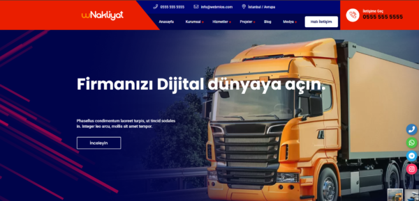Nakliyat WebSite Scripti