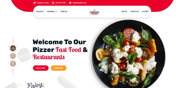 Restoran Web Site Scripti