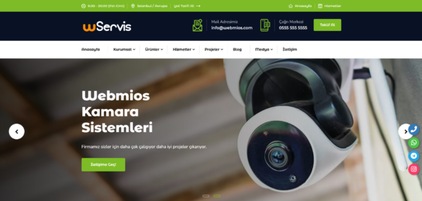 Otomasyon Hizmetleri Web Site Scripti
